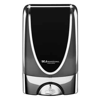 TF Ultra Dispenser Black w/ Chrome Shroud 1L.